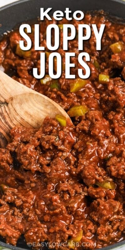 Keto Sloppy Joes (Easy & Flavorful!) - Easy Low Carb