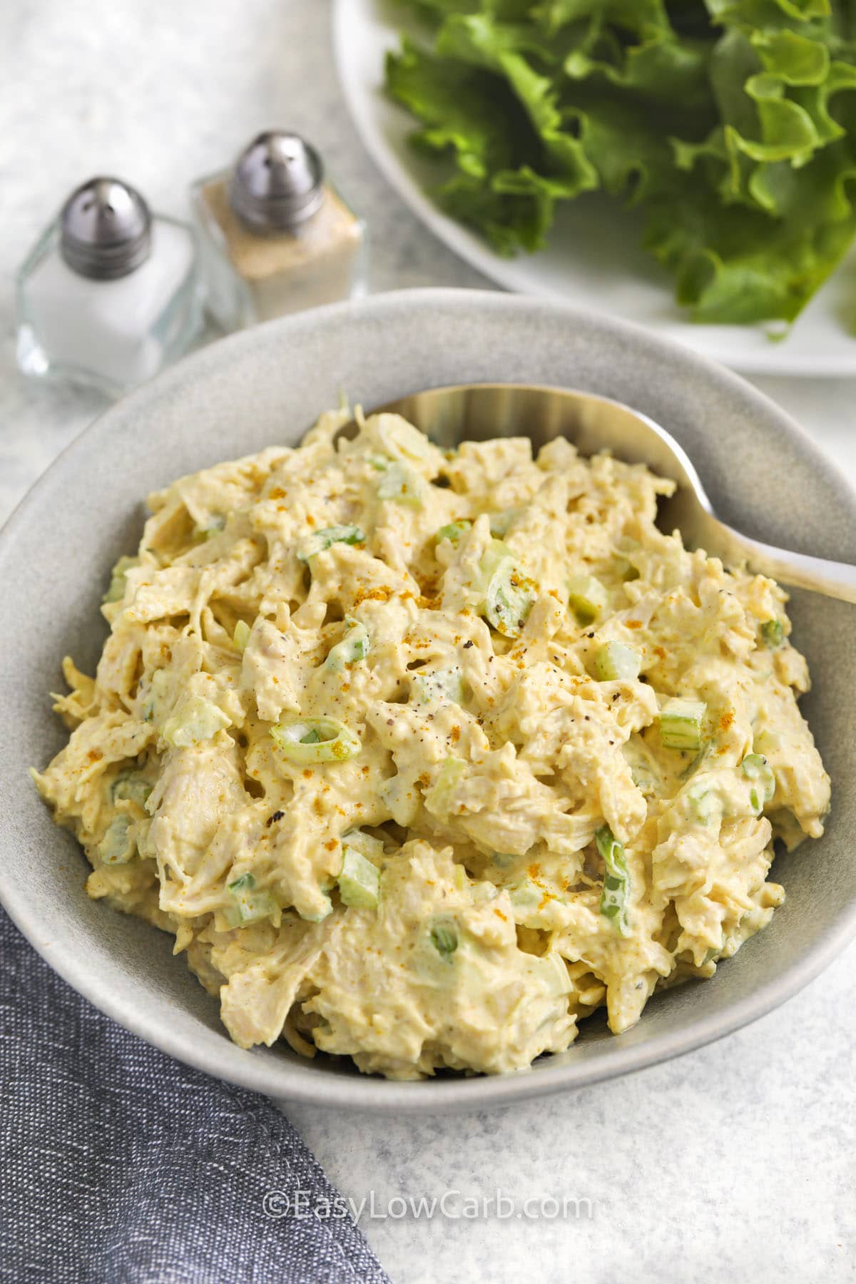 bowl of Curry Chicken Salad