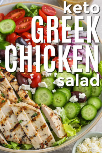 Greek Chicken Salad (Delicious Entree Salad!) - Easy Low Carb