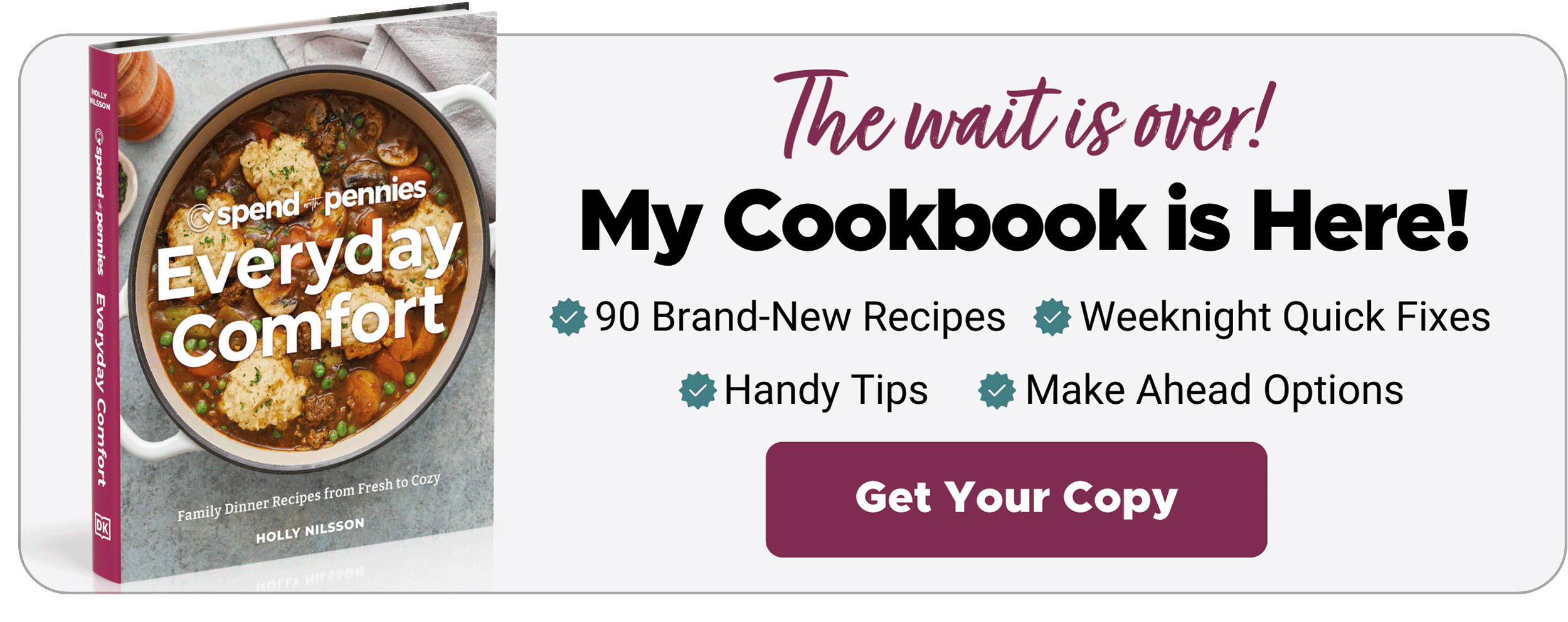 Everyday Comfort Cookbook Get your copy