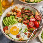 close up of Breakfast Salad in a bowl