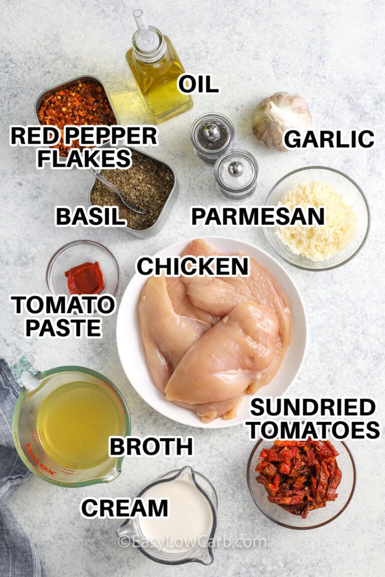 Easy Marry Me Chicken Recipe (Quick & Simple!) - Easy Low Carb