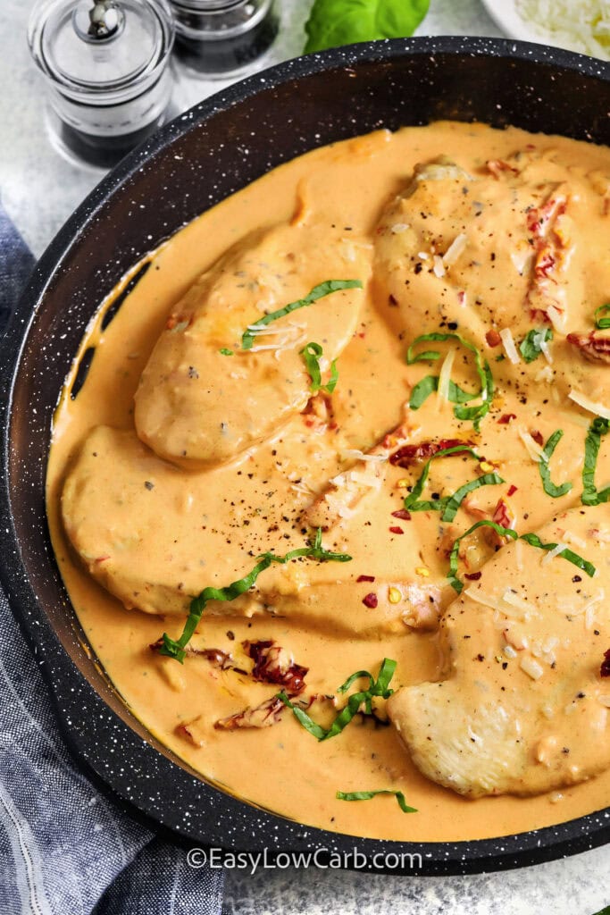 Easy Marry Me Chicken Recipe (Quick & Simple!) - Easy Low Carb