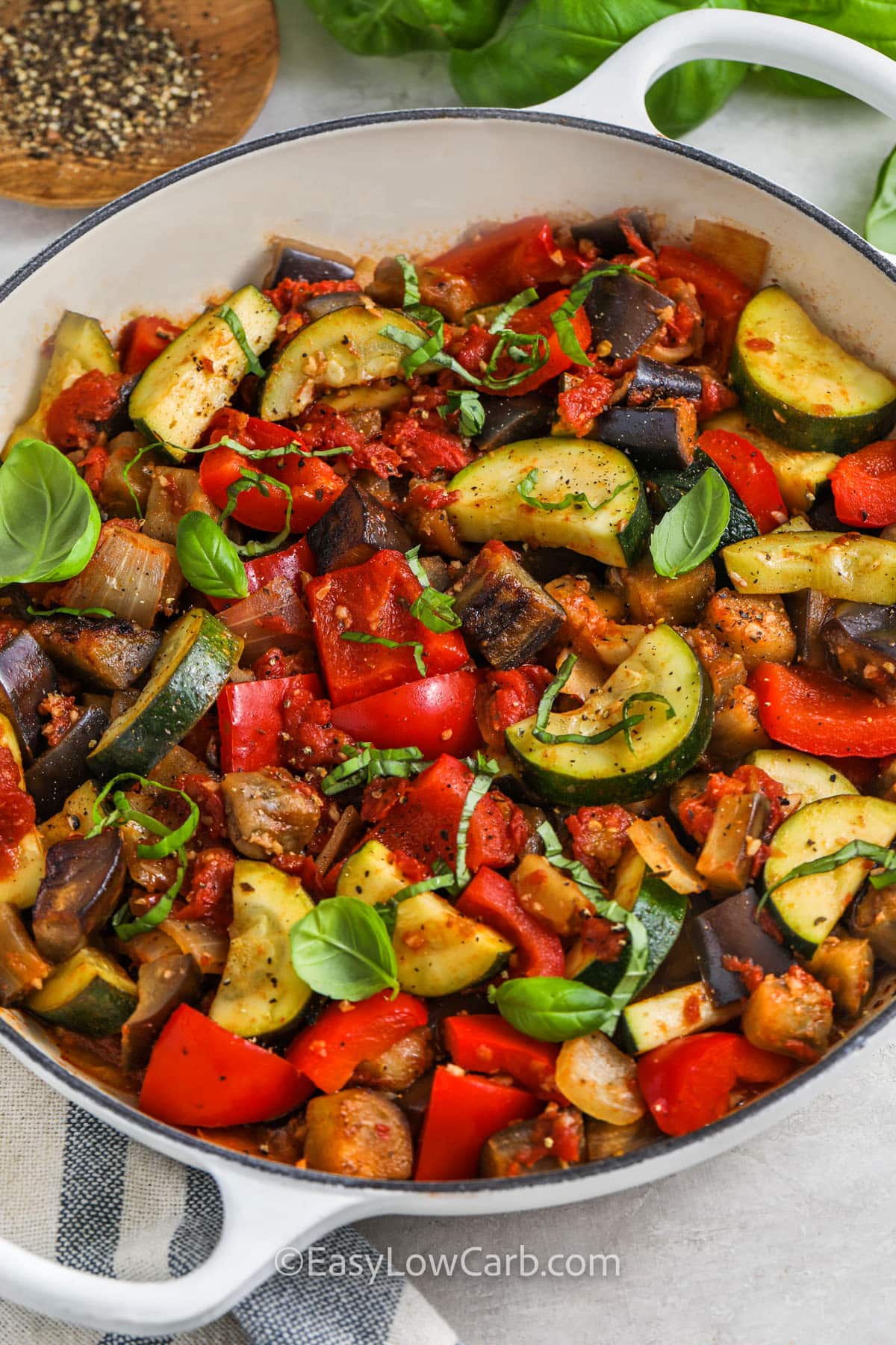 close up of Easy Ratatouille Recipe