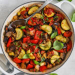 Easy Ratatouille Recipe in the pot