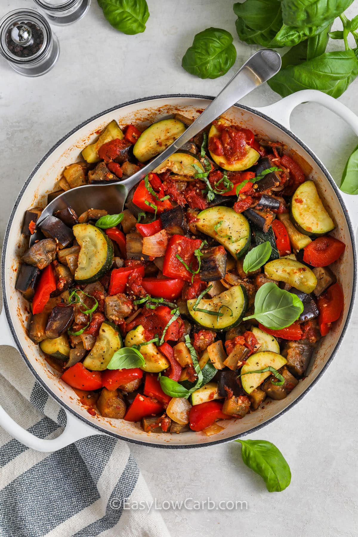 Easy Ratatouille Recipe in the pot