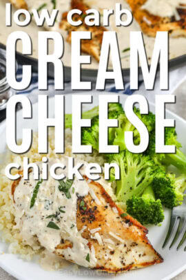 Cream Cheese Chicken (30 Minutes or Less!) - Easy Low Carb