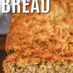 low carb Keto Zucchini Bread with a title