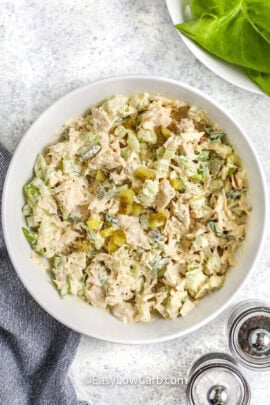 bowl of Keto Tuna Salad