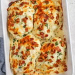 Baked Ranch Chicken in the dish