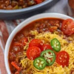 cropped keto chili