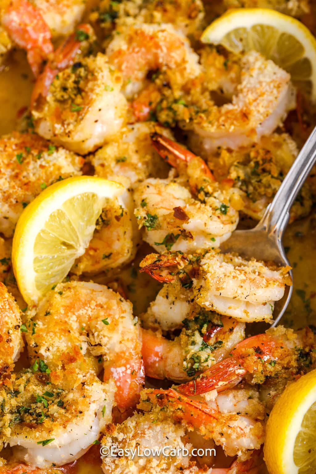 Baked Shrimp Scampi (Crispy Flavorful ) Easy Low Carb