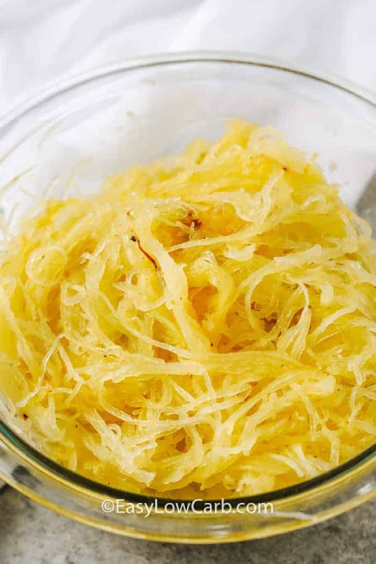 spaghetti squash in a bowl