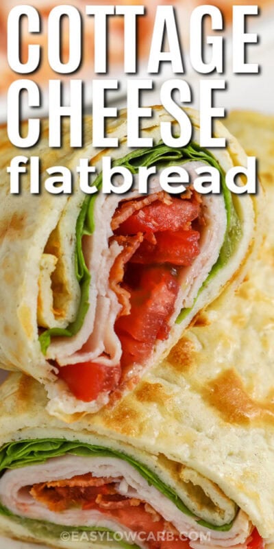 Cottage Cheese Flatbread (Quick, Easy, And Delish!) - Easy Low Carb