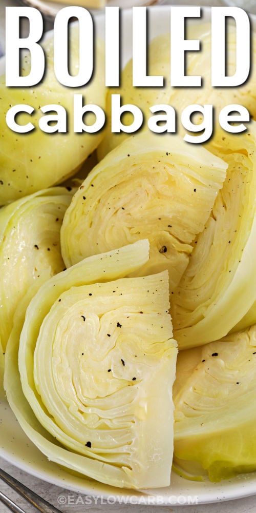 sliced cabbage with seasoning and writing