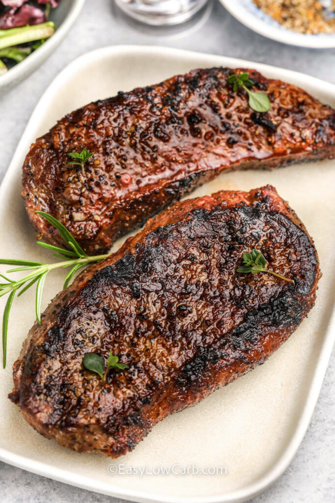 plate of Grilled Sirloin Steak