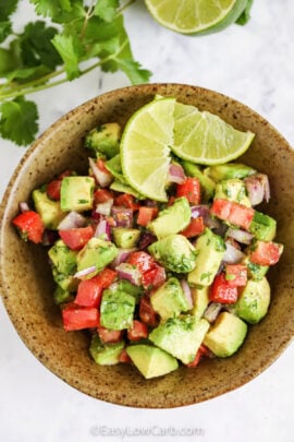 Avocado Salsa with lime
