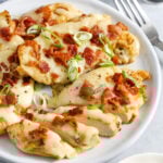 plated cheesy Bacon Ranch Chicken