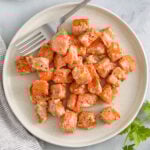 plate of Salmon Bites Recipe
