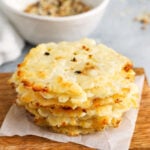 stack of Cottage Cheese Chips Recipe