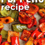 crisp Roasted Peppers Recipe with a title