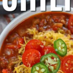 flavorful Keto Chili Recipe with a title
