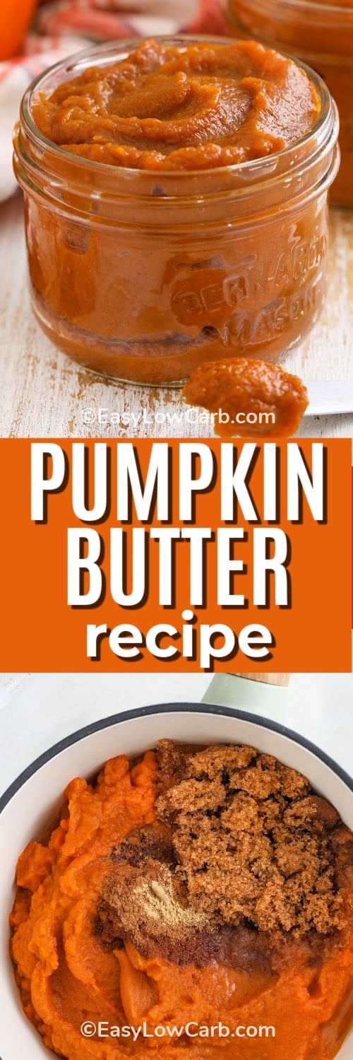 jar of pumpkin butter, and process to make pumpkin butter under the title