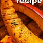 roasted pumpkin recipe with a title