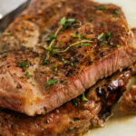 plated Pan Seared Pork Chops