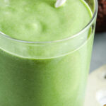 avocado smoothie with text