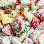 close up of Radish Potato Salad