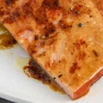 close up of glazed Ham Steak