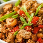 close up of Chicken Lettuce Wrap