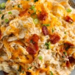 close up of Crack Chicken Casserole