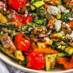 close up of Grilled Vegetable Salad
