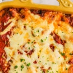 close up of Beef And Tomato Casserole.